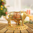 Brass Cow With Calf Statue 2.28kg